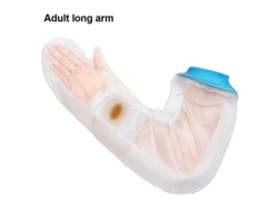 Brazalete Impermeable Para Adultos, Manga Larga, Protección Completa Para La Ducha, Cierre Hermético, 1 Unidad.