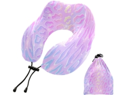 Almohada Viaje Dormir Aviones, Espuma Viscoelástica Poliéster Viscoelástica. Fácilmente Soporte Fácil