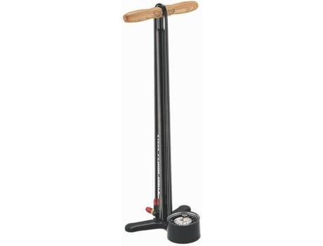 Bomba de Aire LEZYNE Steel floor drive (TU - Negro, Marrón)