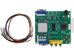 Tarjeta Adaptadora Convertidora De Vídeo Hd Para Juegos Cga Ega Yuv Rgb A Vga Para Monitores Lcd Y Crt