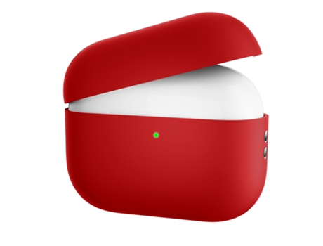 Funda protectora para auriculares, a prueba de golpes, anticaída, de silicona suave, compatible con Bluetooth, para AirPods Pro2 2022, color rojo