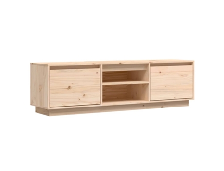 Mueble de TV de madera maciza de pino VIDAXL (140 x 35 x 40 cm)