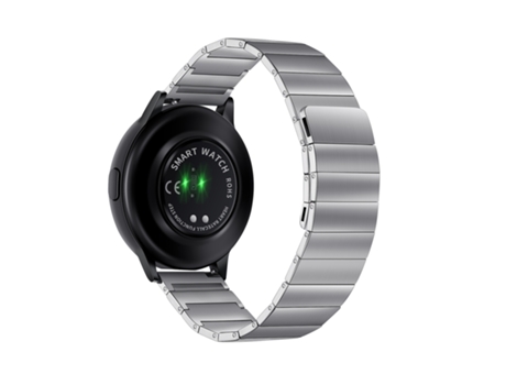 Correa de reloj inteligente para Samsung Galaxy Watch4 de 40 mm/44 mm de acero magnético (plateado)