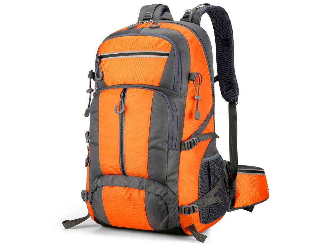 Mochila de senderismo de gran capacidad (36x20x61cm) Naranja Hexinyigjly
