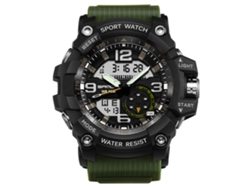 Reloj Zhoulianfa De Cuarzo Con Correa De Nailon, Azul, Escala Analógica, Esfera Estándar, Para Hombre (gris)