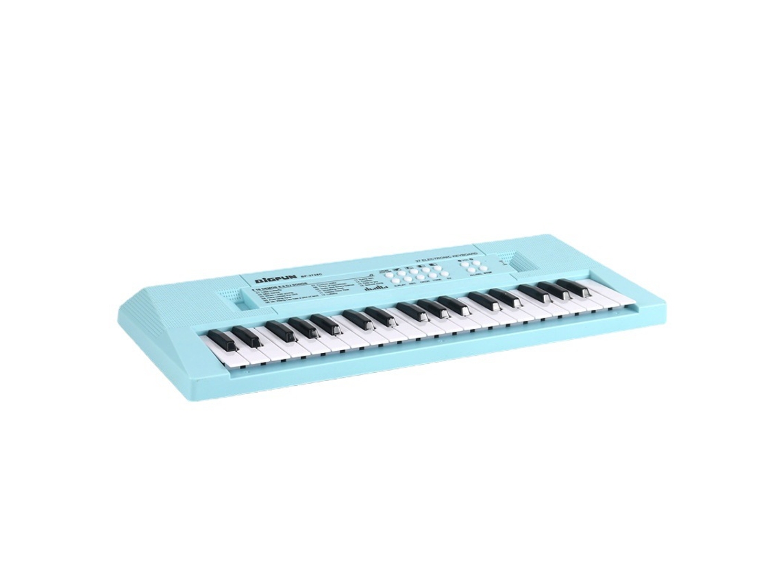 Piano Electrónico Con Mini Teclado, Piano Electrónico De 37 Teclas, Piano Infantil, Azul*