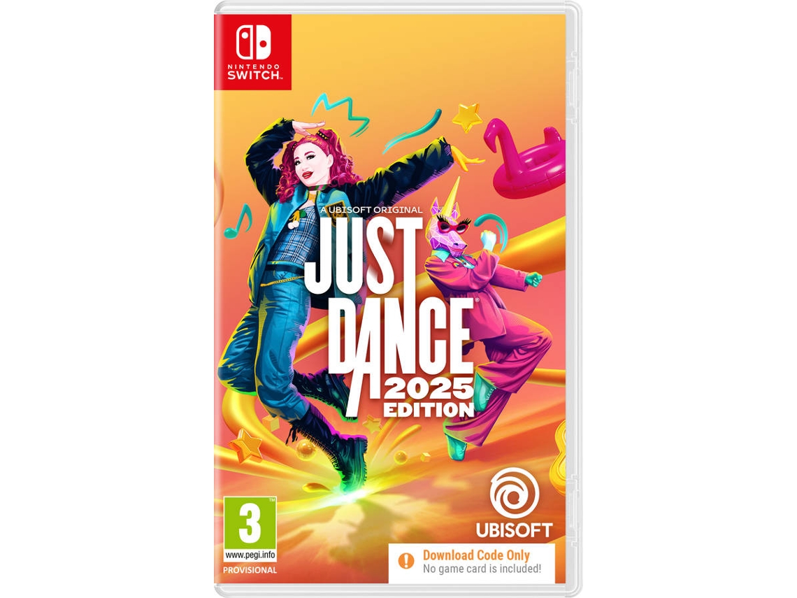 Juego Nintendo Switch Just Dance 2025 (Código de descarga en la caja)