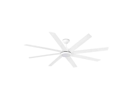 Ventilador blanco modelo Century con motor DC y led integrado de FARO