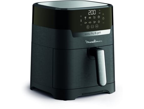 Freidora de Aire MOULINEX Fryer Easy Fry&Grill Precision EZ505810 (4.2 L - 1.2 kg - Negro)