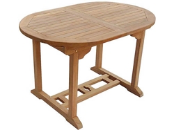 Mesa De Exterior BENEFFITO Salento Castaño (120/170 x 80 x 75 cm - Teca)
