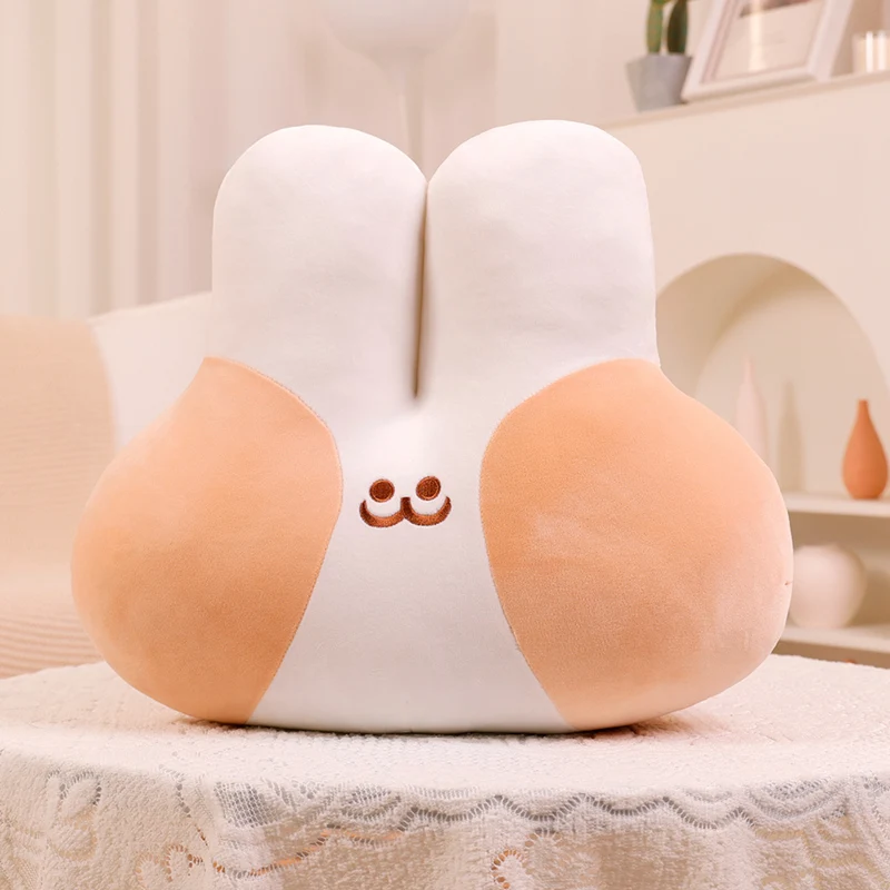 Cojín Decorativo Para Sofá Con Diseño De Conejo De Pan (50 Cm, Sonriente)