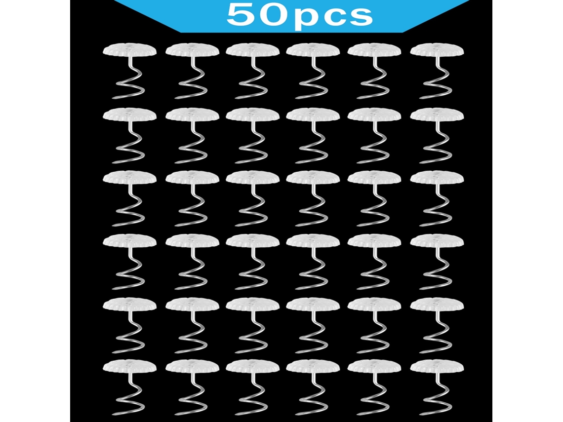 50 Pcs Alfiletes Twisty De Tapicería Con Cabezas Transparentes Alfiletes Twisty Para Sujetar Los Bajos, Cubiertas Deslizantes