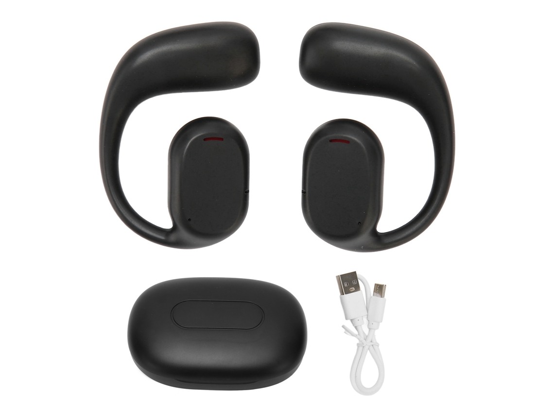 Auriculares inalámbricos Bluetooth 5.3 con traductor, compatibles con 74 idiomas y 70 acentos, e incluyen una aplicación para música y llamadas.
