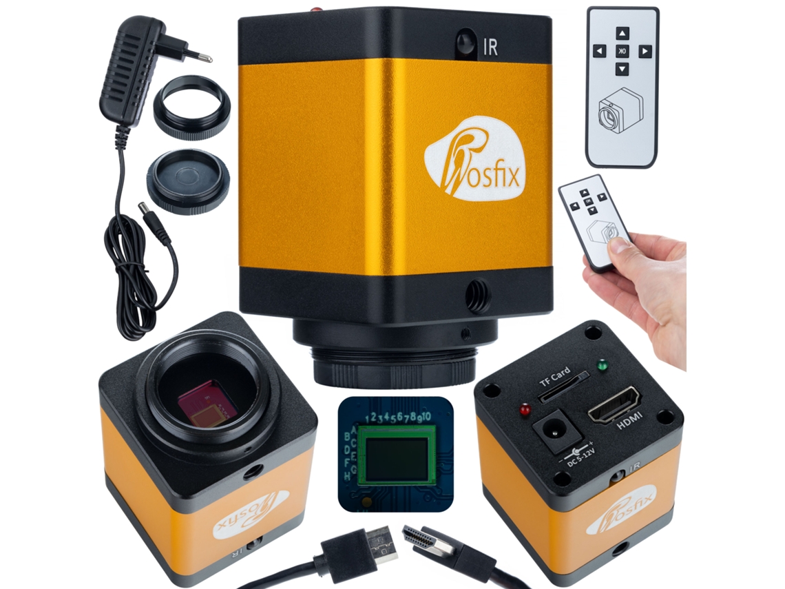 Cámara microscópica Pegasus Pro KMPP-HDMI-TF de 12 MP: alta calidad de imagen | HDMI 720p | Uso profesional