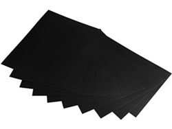 Juego De 50 Piezas De Cartulina Negra Para Scrapbooking, Tarjetas De Felicitación Y Decoraciones (perforadas).