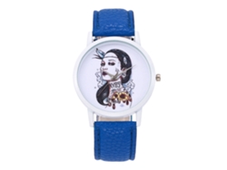 Elegante Reloj De Pulsera De Cuarzo Para Mujer, Informal, A La Moda, Ideal Para Regalar (azul).