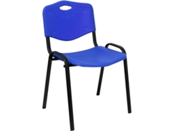 Conjunto de 2 Sillas de Confidente PIQUERAS Y CRESPO Robledo Azul (PVC)