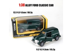 Modelo De Coche De Metal Fundido A Escala 1/38, Modelo De Coche Clásico, Juguete Para Niños