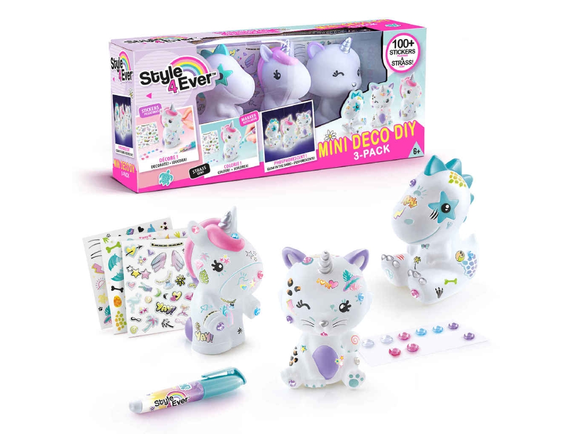 Deco Craft Mini Deco Diy 3 Pack CANAL TOYS  (6 años)