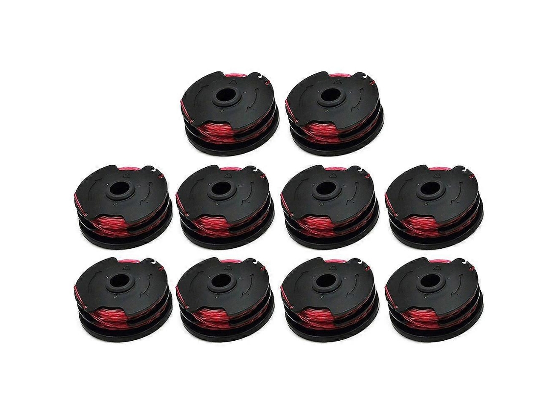 Carrete de hilo B3I con 10 piezas para desbrozadora HYPER TOUGH, WORX, nylon, modelo Z1R, HT18