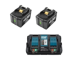 Batería Makita BL1860B, 18 V, 90 Ah, larga duración, 2 B 1 C OEM
