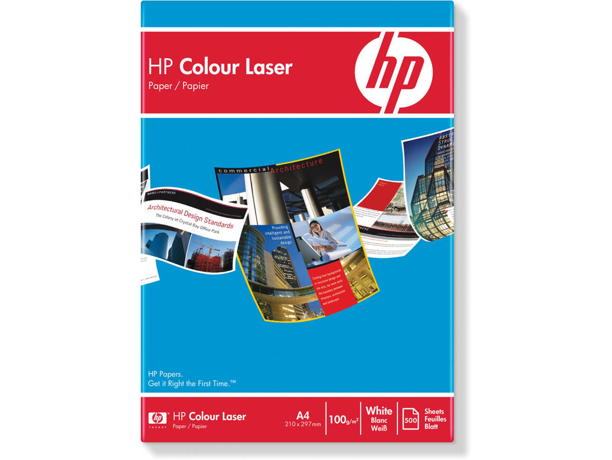 Papel Mate HP Color Laser Paper 100 500 A4 210 x 297 mm