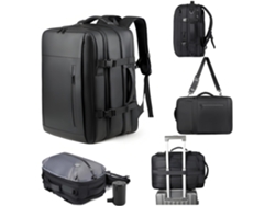 Mochila grande de viaje con bomba de vacío, expandible de 36 a 55 litros, impermeable, para portátiles y componentes de ordenador.