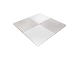 Colchoneta gris para bebé de 120x120x5 cm. Desmontable y plegable. 3 en 1 Xaluca