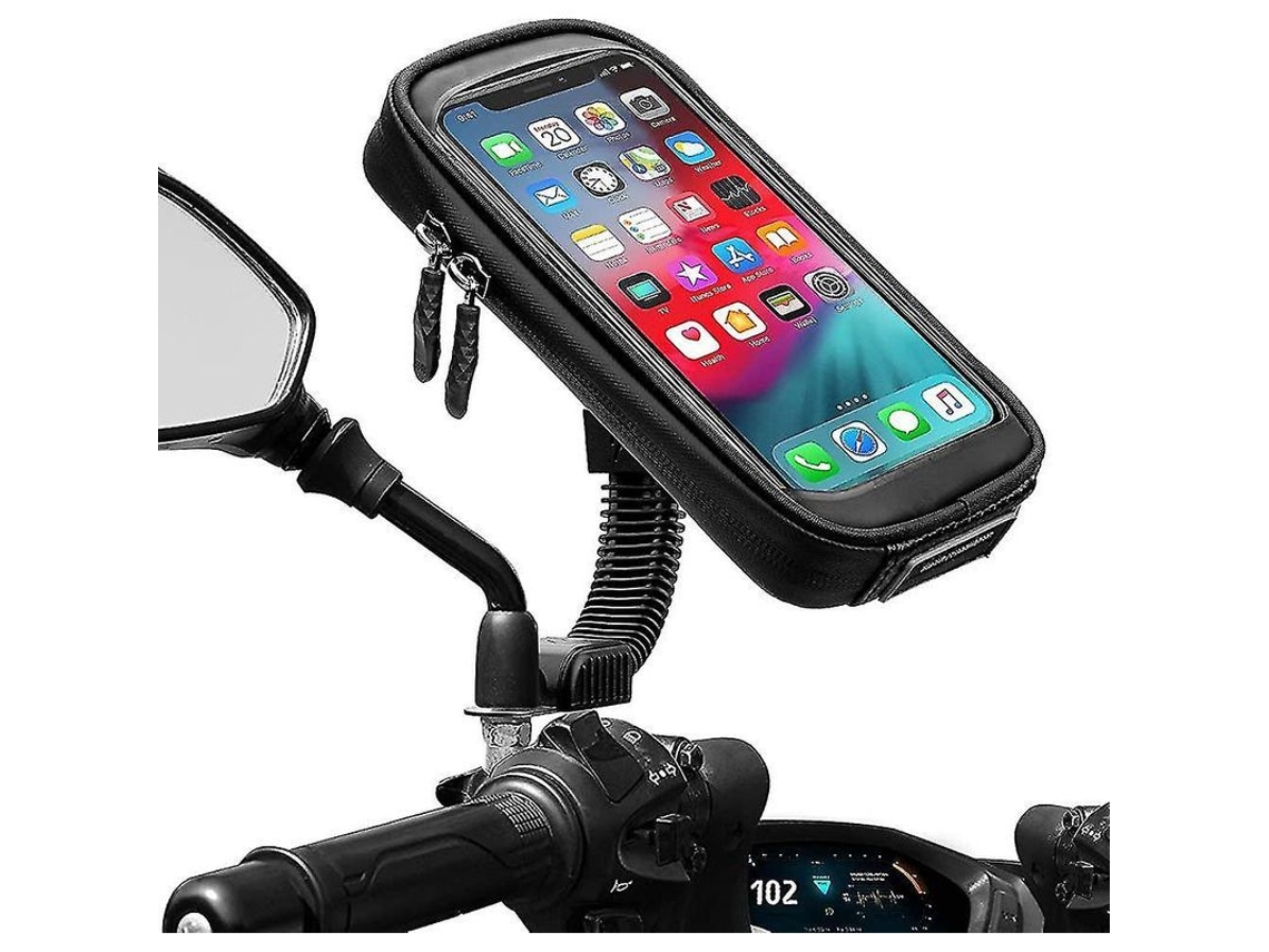 Soporte Para Teléfono Móvil Para Motocicleta, Resistente Al Agua, Con Rotación De 360°, Para Motocicletas Y Scooters.