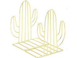 Soportes De Libros De Metal Modernos Decorativos Cactus Para Estantería Hogar Oficina Biblioteca