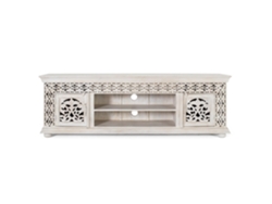 MUEBLE DE TV - AUDIO Blanco.GINER Y COLOMER 60x40x180