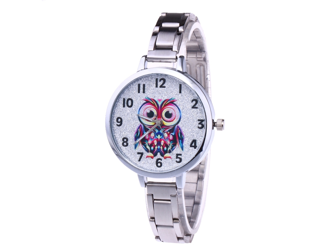 Reloj De Pulsera Unisex De Acero Con Correa, De Cuarzo, De Moda Zhoulianfa (plateado)