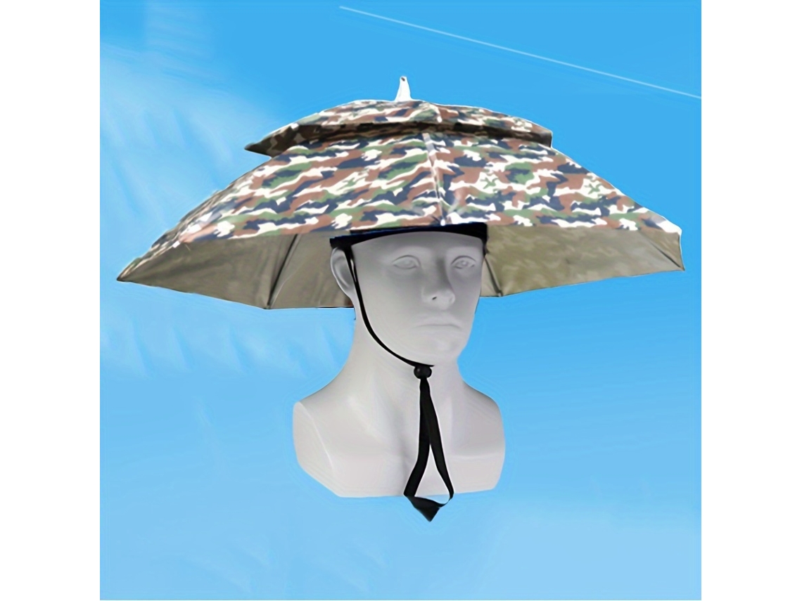 Es Un Sombrero Grande, Plegable Y De Doble Capa. Es Adecuado Para Diversas Situaciones Como La Pesca, El Golf, El Camping Y La Playa. Gracia