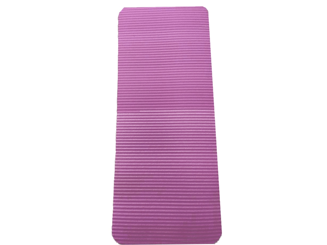Esterilla de yoga resistente, de tan solo 15 mm de grosor, antideslizante, ideal para practicar deporte y ejercicio. Mdug (rosa).