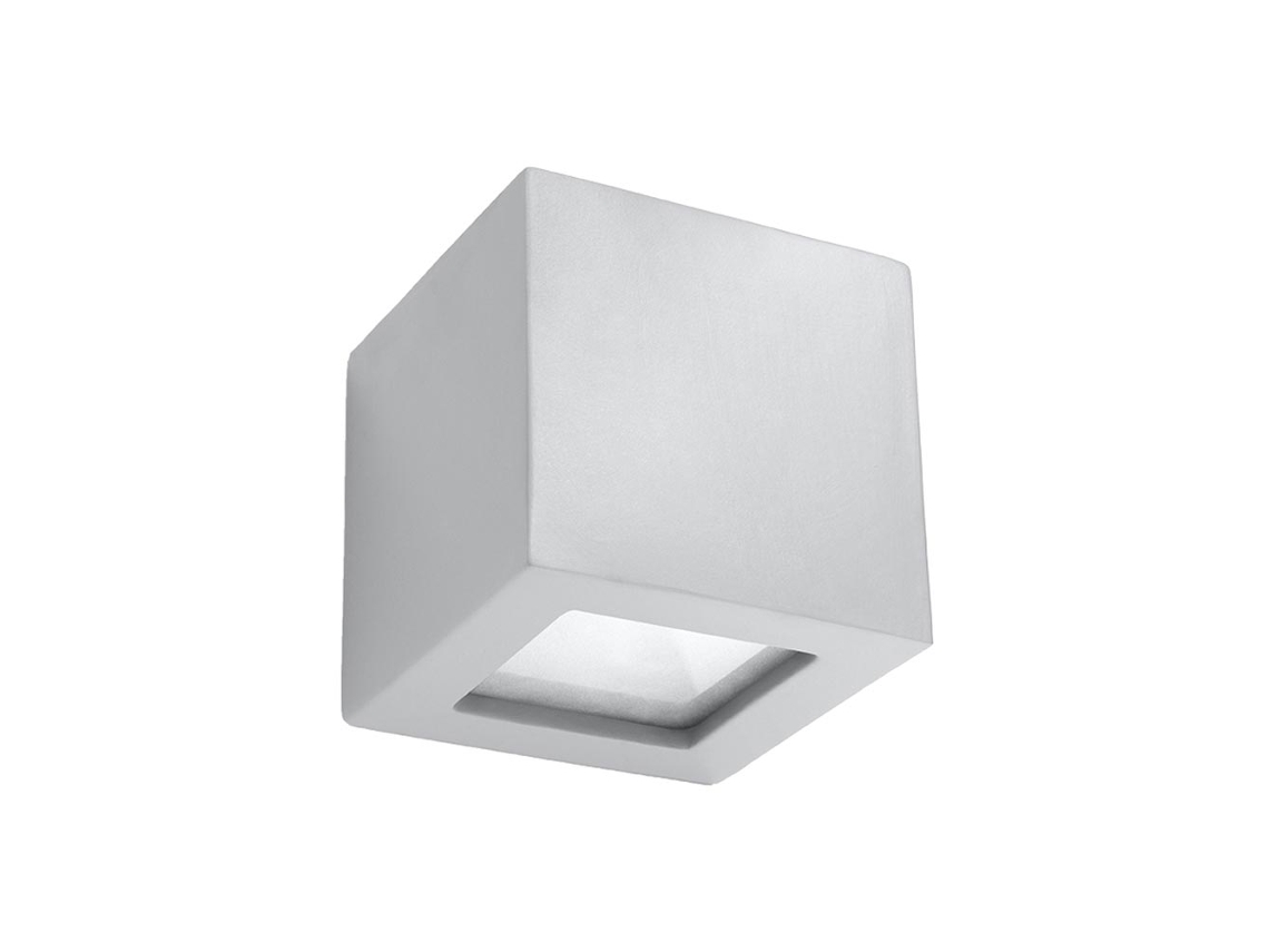 Sollux Sl.0871 Aplique De Cerámica Leo Gris
