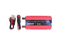 Inversor De Corriente Para Coche De 2000 W, De Onda Sinusoidal Modificada, De 12 V Cc A Ca, Con Protecciones Y Puerto De Carga Usb - Multiusos