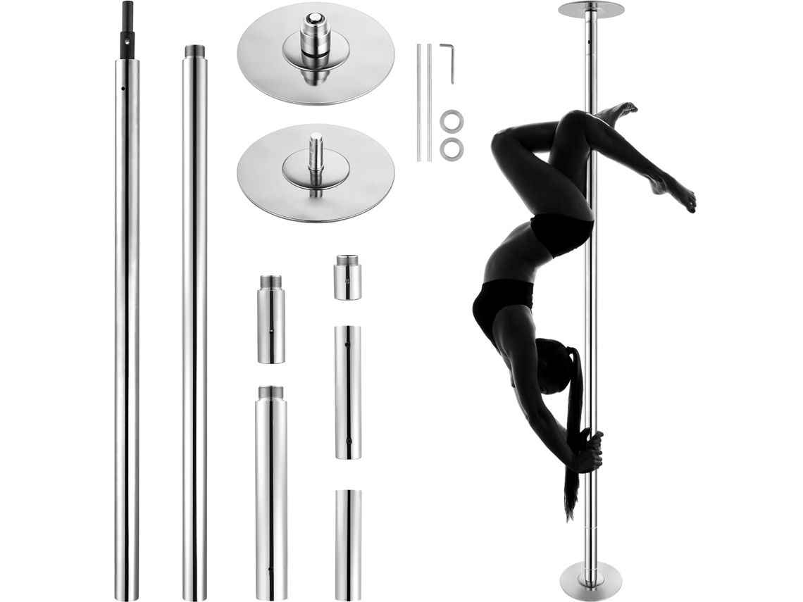 Succebuy Barra De Baile Profesional 2824x230 Mm Estática Y Giratoria Para Bar Club
