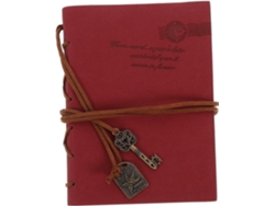 Diario de viaje vintage de tapa blanda en blanco, cubierta de piel sintética, encuadernación con cordón, páginas Gokoco