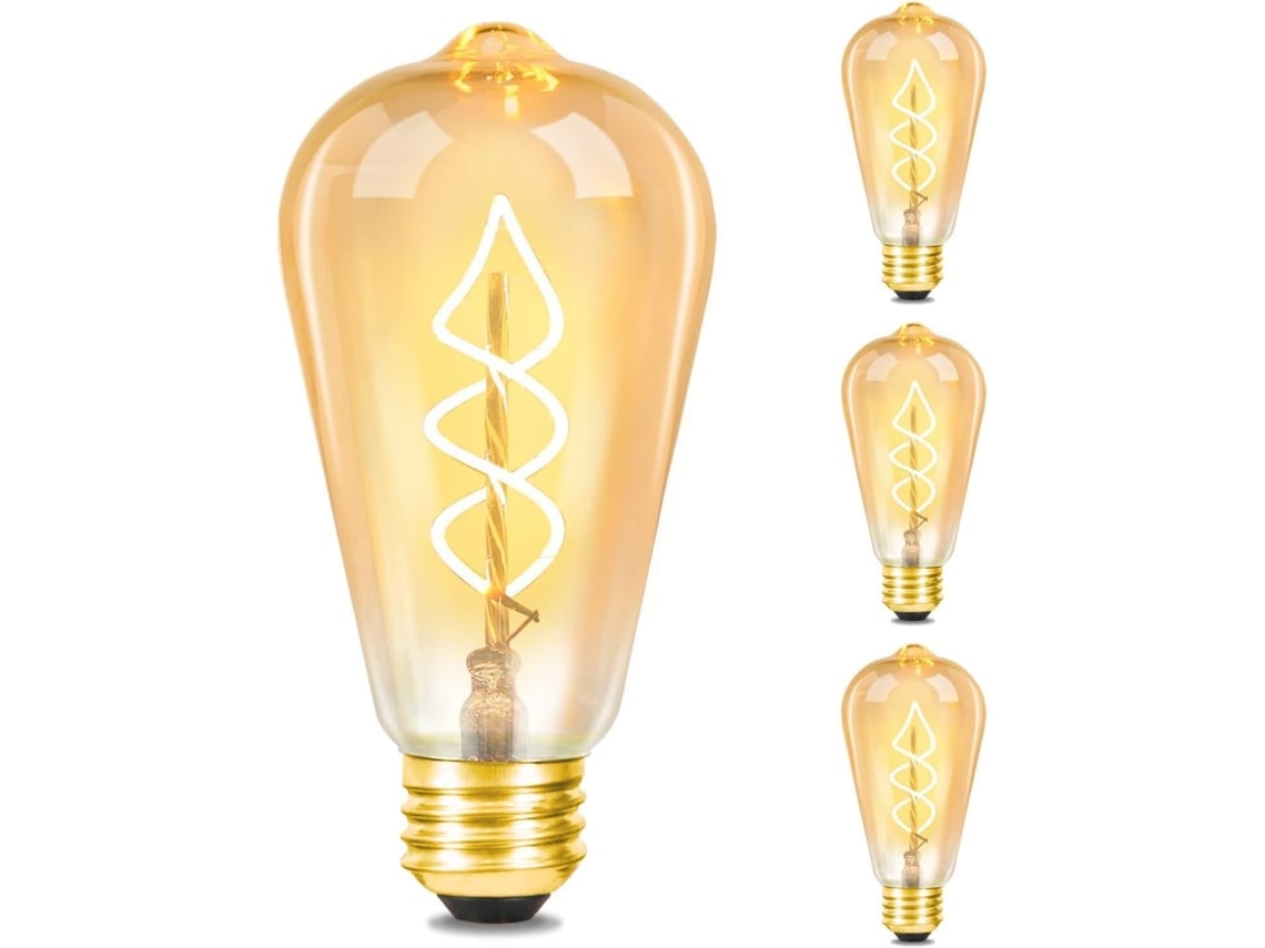 Bombilla LED 1x Edison E27 - 4w ST64 2200k