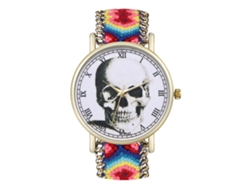 Elegante Reloj De Pulsera Unisex De Cuarzo Con Correa De Lana - Regalo De Moda 02