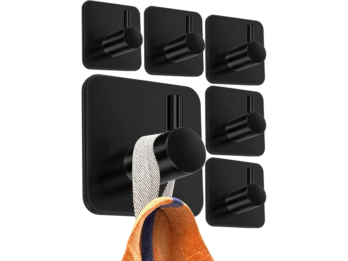Secador De Toallas Sin Deshidratación - 6 Kits - Negro