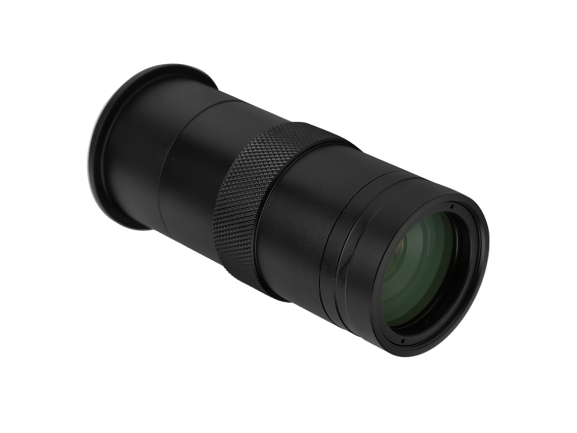 Cámara De Microscopio Industrial Con Lente De Montura C, Zoom Ajustable De 8x A 100x, Aumento De 25 Mm.