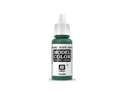 Pintura Acrílica Mate 17 Ml ACRYLICOS VALLEJO 970 Verde Oscuro Fs34090
