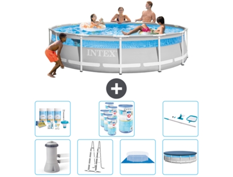 Piscina Tubular INTEX 26722GN-CB46 (13050 L - 427x107cm)