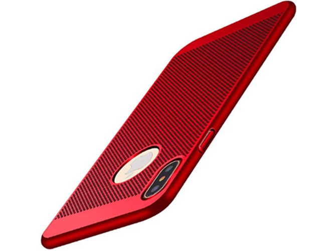 Funda iPhone 6, 6s WJS Hard Cover Heat Dissipation Rojo