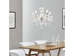 Lámpara Colgante LUX.PRO Blanco (40 W - E14)