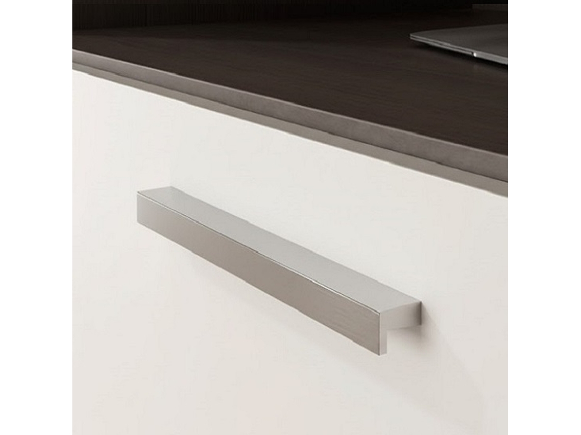 Tirador Para Mueble De Perfil De Aluminio Distancia Entre Ejes 247x14x18mm Cromo Mate