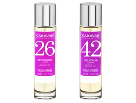 Set de 2 Perfumes Caravana Mujer Nº42 y Nº26 COLONIAS Y PERFUMES MULTIMARCA