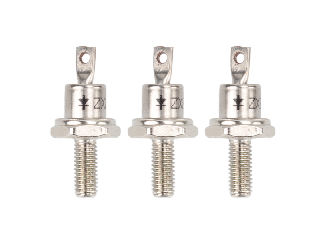 Diodo Rectificador Espiral Zx25 12 De 25 A Para Generador, Accesorio De Repuesto, 3 Unidades.