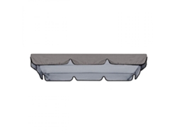 JILLIOPER Cubierta de repuesto para columpio de patio, impermeable, con protección UV, tela resistente a la intemperie para jardín exterior, 164 x 114 cm, color